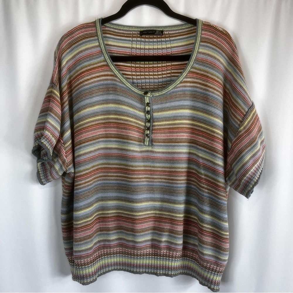 Black tape Womens 2 Piece Outfit Top XL Shorts Stretch Waist Cotton Multicolor